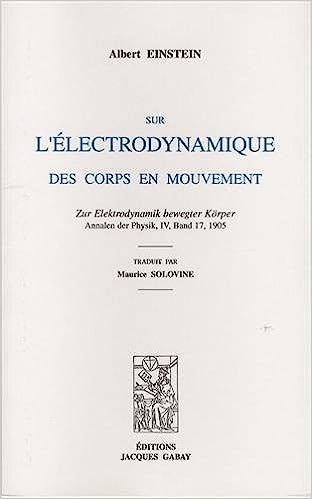 L'œuvre "L'électrodynamique des corps en mouvement"