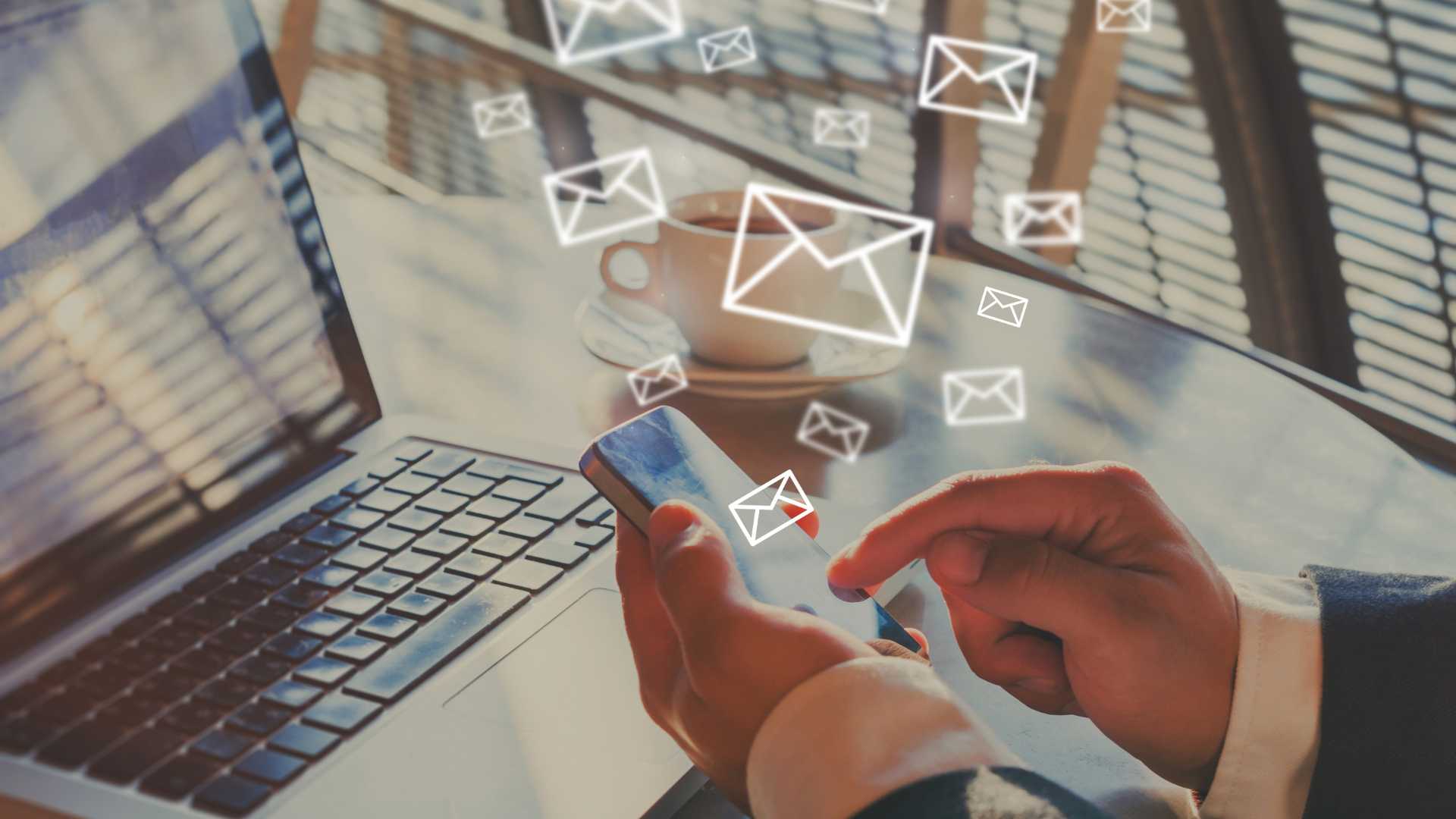 E-mail sur téléphone
