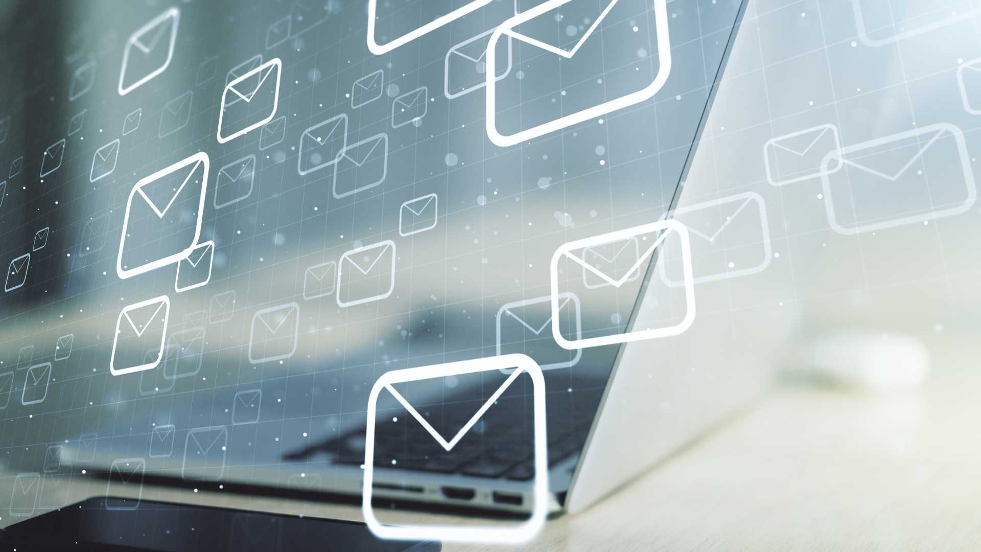 E-mail sur ordinateur