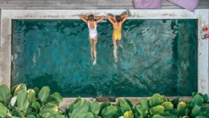 Piscine d'une résidence