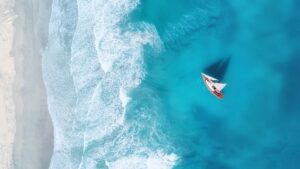 Voilier sur la plage